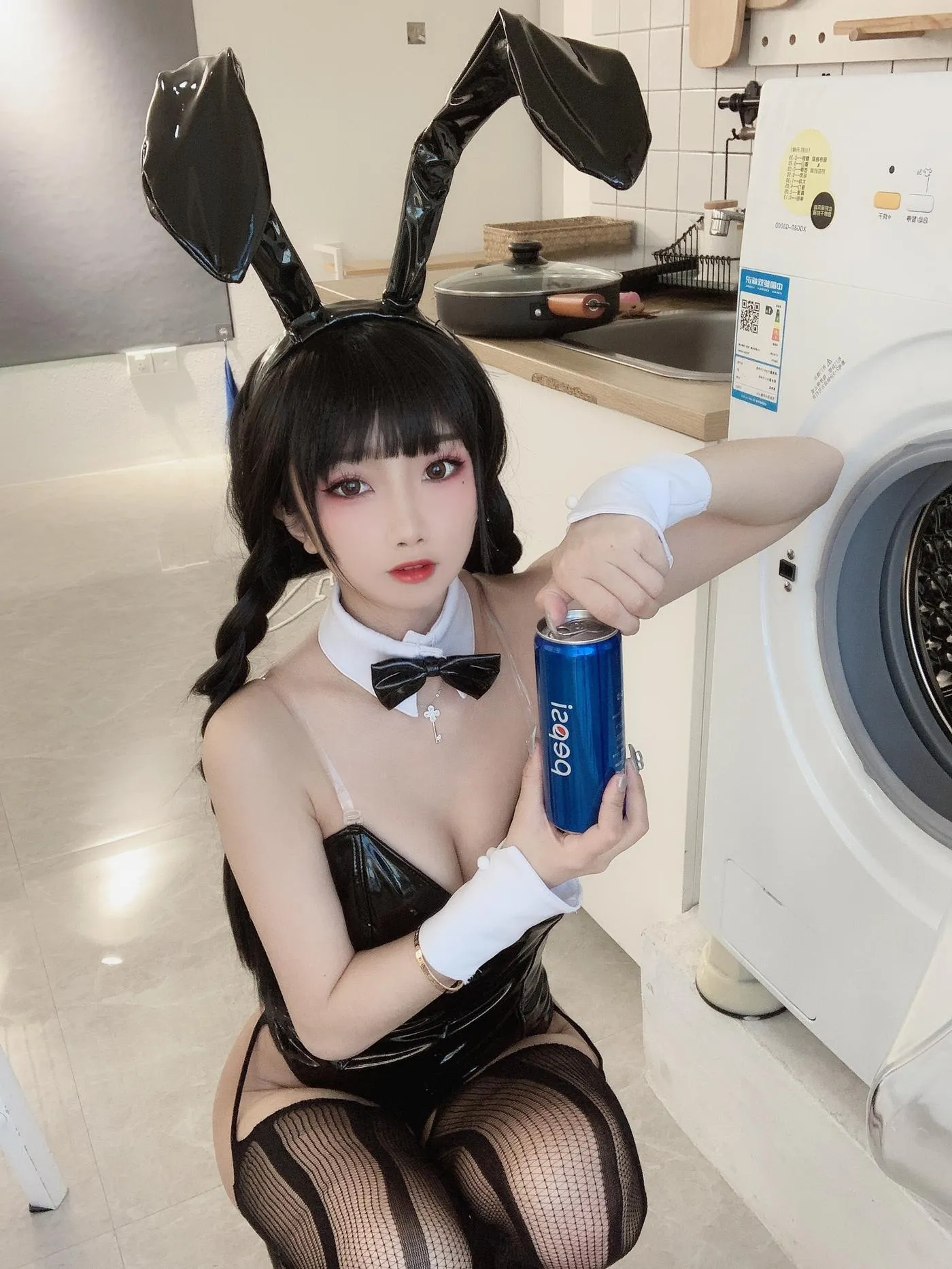 鬼畜瑶在不在w – NO.48 黑色兔女郎 [40P]插图6